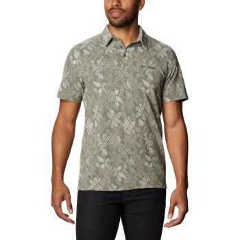 Columbia Broadleaf Canopy, Polo Grises Verdes Para Hombre | 168527-OIB